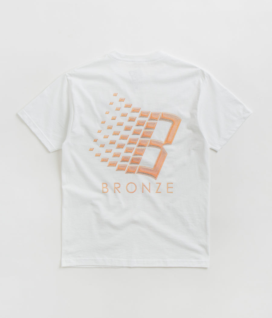 Bronze 56K Balloon Logo T-Shirt - White