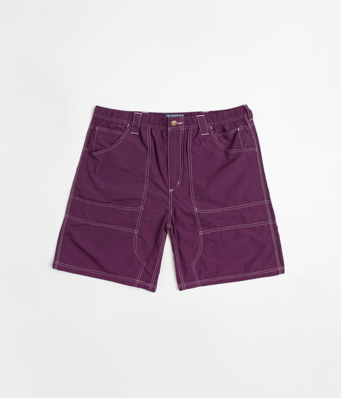 Bronze 56K Double Knee Shorts - Eggplant