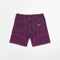 Bronze 56K Double Knee Shorts - Eggplant thumbnail