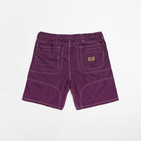 Bronze 56K Double Knee Shorts - Eggplant thumbnail