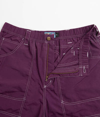 Bronze 56K Double Knee Shorts - Eggplant