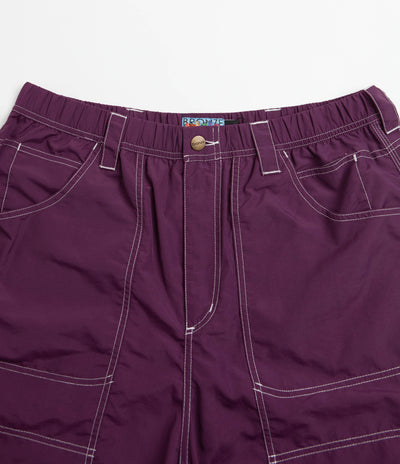 Bronze 56K Double Knee Shorts - Eggplant