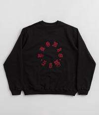 Bronze 56K Old E Circle Crewneck Sweatshirt in Black