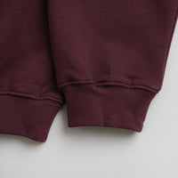 Bronze 56K Old E Circle Crewneck Sweatshirt - Burgundy thumbnail