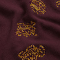 Bronze 56K Old E Circle Crewneck Sweatshirt - Burgundy thumbnail