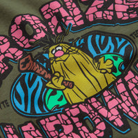 Bronze 56K Troglodyte T-Shirt in Military Green thumbnail