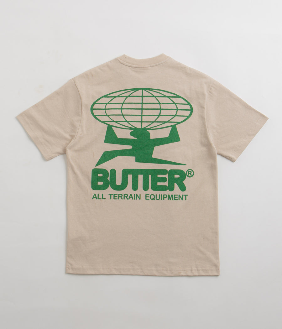 Butter Goods All Terrain T-Shirt - Sand / Green