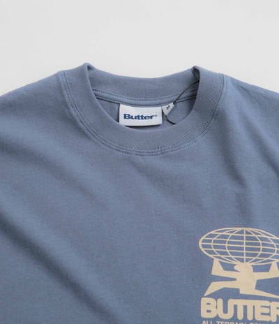 Butter Goods All Terrain T-Shirt in Slate Blue