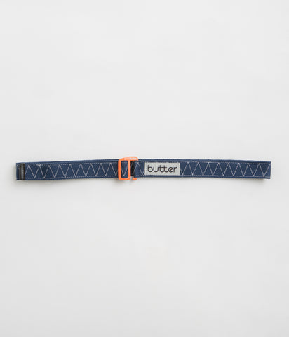 【BUTTER GOODS】 Logo Woven Belt, Black Logo Woven Belt, Black – Butter Goods EU