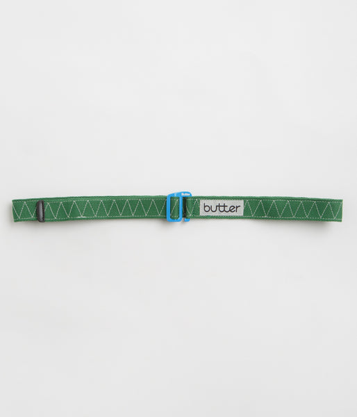【BUTTER GOODS】 Logo Woven Belt, Black Butter Goods Equipment Woven Belt Black - Coureur Goods