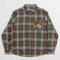 Butter Goods Appliance Plaid Shirt - Brown / Teal thumbnail