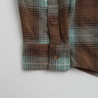 Butter Goods Appliance Plaid Shirt - Brown / Teal thumbnail