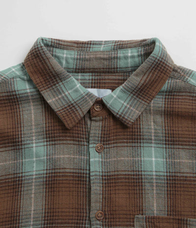 Butter Goods Appliance Plaid Shirt - Brown / Teal