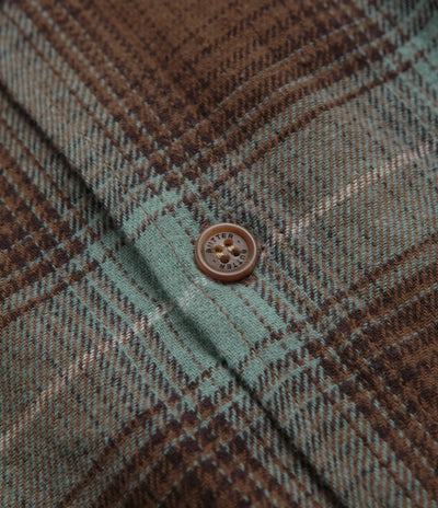 Butter Goods Appliance Plaid Shirt - Brown / Teal