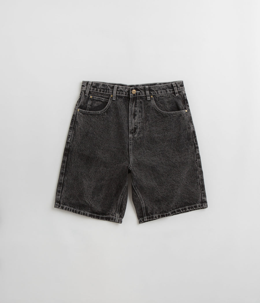 Butter Goods Applique Denim Shorts - Acid Black