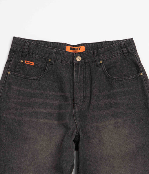 Butter Goods Baggy Jeans - Slub Black, view 5