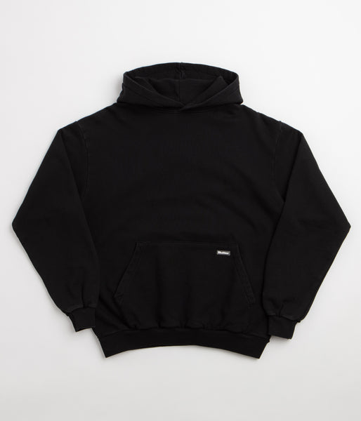 Butter Goods Basic Hoodie - Washed Black / White, view 2