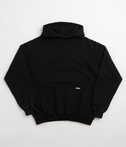 Butter Goods Basic Hoodie - Washed Black / White, view 7