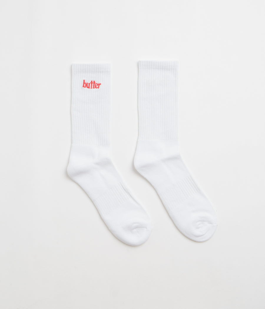 Butter Goods Basic Socks in White
