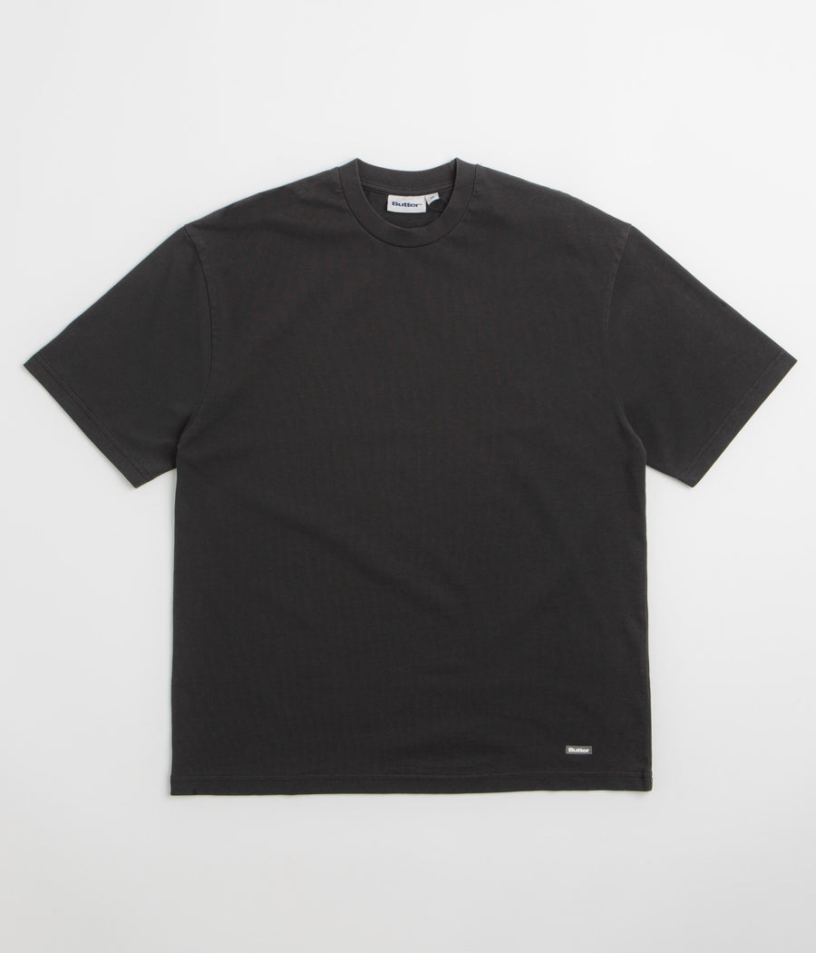 Butter Goods Basic T-Shirt - Washed Black / Black