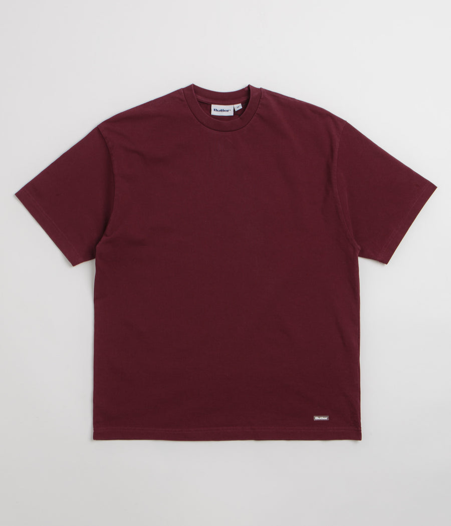 Butter Goods Basic T-Shirt - Washed Plum