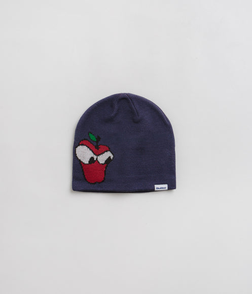 Butter Goods Big Apple Skull Beanie - Navy