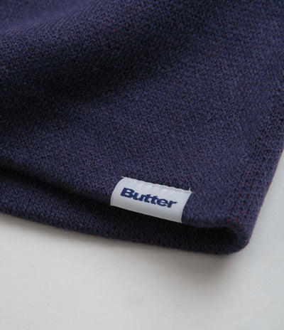 Butter Goods Big Apple Skull Beanie - Navy