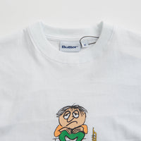 Butter Goods Blues Logo T-Shirt - White thumbnail