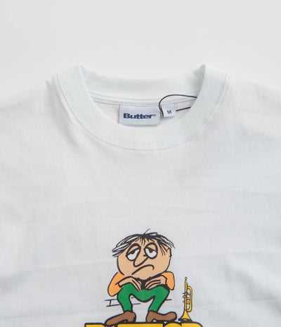 Butter Goods Blues Logo T-Shirt - White