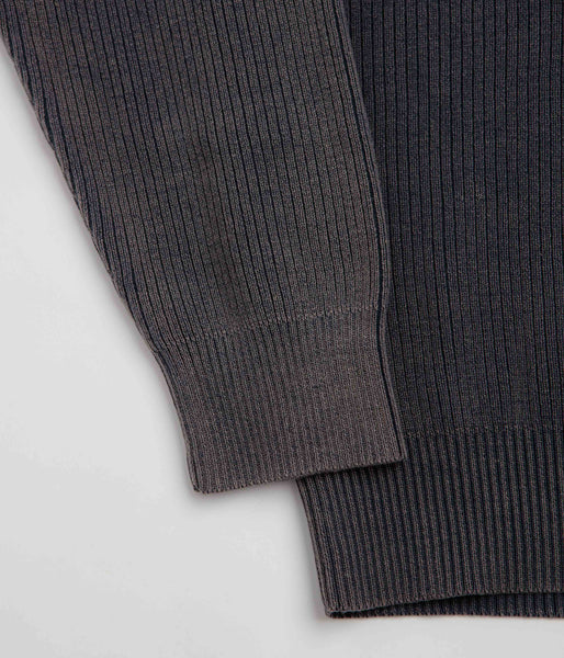 Butter Goods Break Knit Crewneck Sweatshirt - Washed Navy, view 5