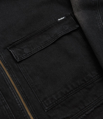 Butter Goods Bronco Denim Jacket in Black