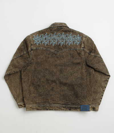 Butter Goods Bronco Denim Jacket in Tinted Brown