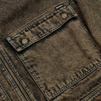 Butter Goods Bronco Denim Jacket in Tinted Brown thumbnail