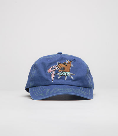 Butter Goods Canine 5 Panel Cap in Washed Navy