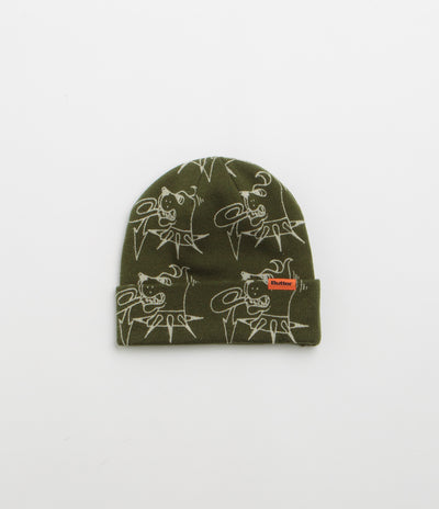 Butter Goods Canine Beanie in Fatigue