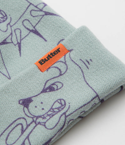 Butter Goods Canine Beanie in Grey