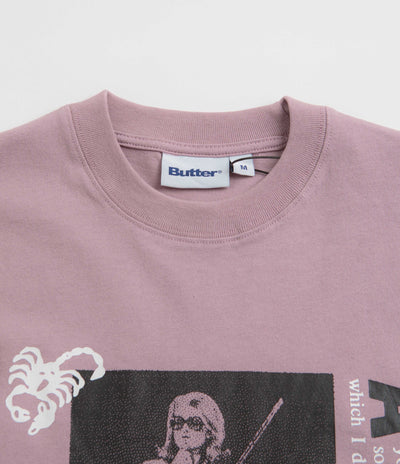 Butter Goods Certain Feeling T-Shirt - Washed Berry