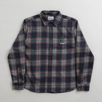 Butter Goods Cherry Flannel Shirt - Navy thumbnail