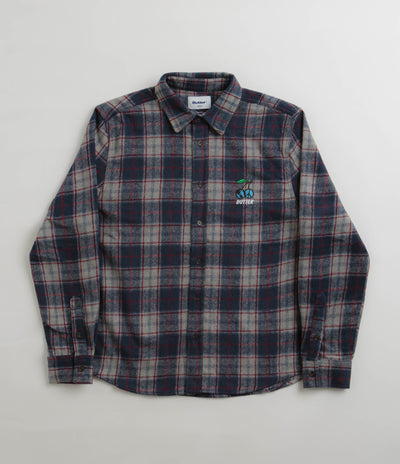 Butter Goods Cherry Flannel Shirt - Navy