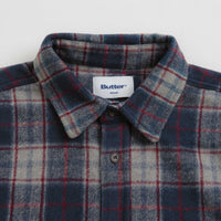 Butter Goods Cherry Flannel Shirt - Navy thumbnail