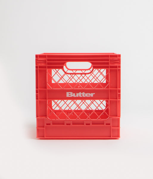 BUTTER GOODS RECORD CASE CRATE RED 新品未使用 butter-goods-collapsable-