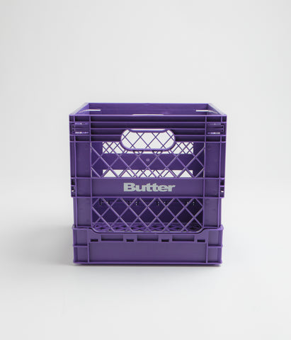 Butter Goods Collapsible Record Crate - Purple | flatspot