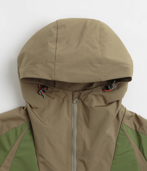 Butter Goods Contour Anorak Jacket - Sage / Stone | flatspot