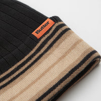 Butter Goods Crest Beanie in Black thumbnail