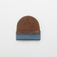 Butter Goods Crest Beanie in Brown thumbnail