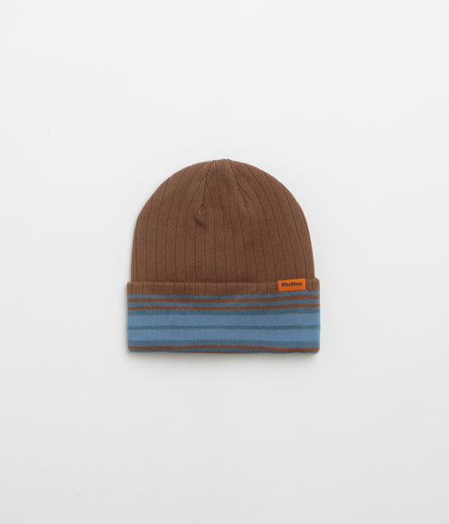 Butter Goods Crest Beanie - Brown