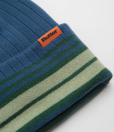 Butter Goods Crest Beanie in Ocean