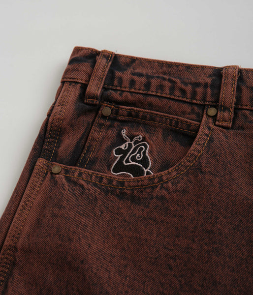 Butter Goods CRITTER DENIM JEANS brick