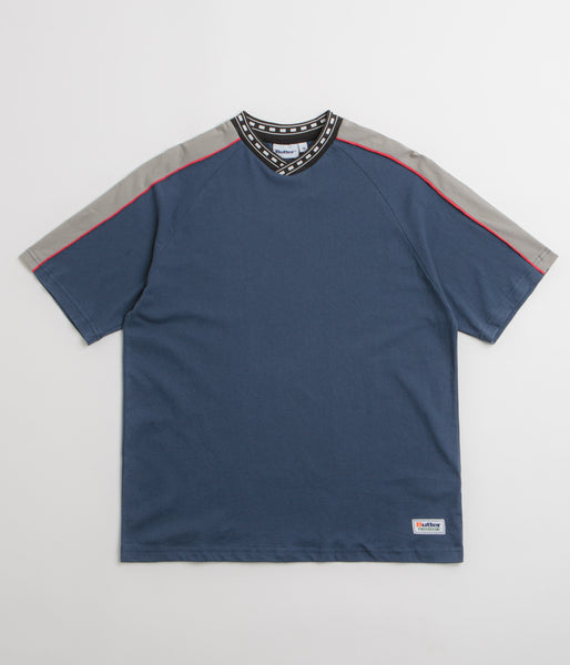 【BUTTER GOODS】 Rounded Logo Tee Denim butter-goods-drift-t-shirt-