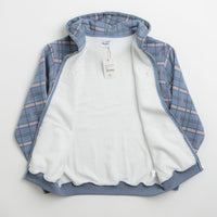 Butter Goods Edge Applique Zip-Thru Hoodie in Plaid thumbnail